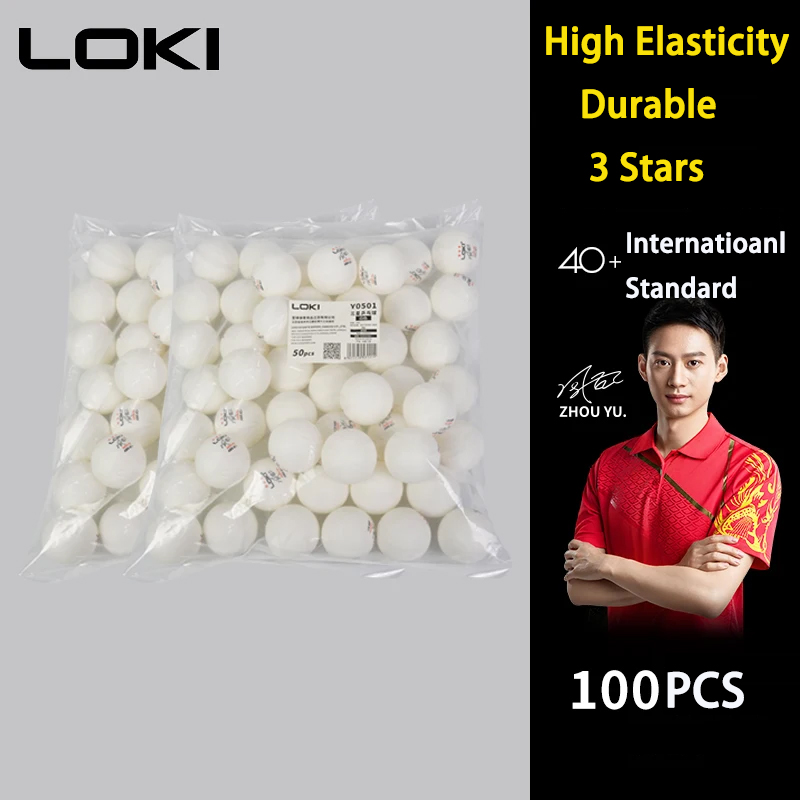 Table Tennis Xiom - 50/100PCS LOKI Table Tennis Balls 3