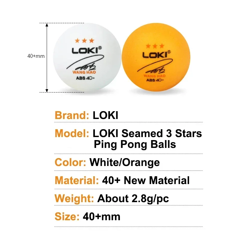 50/100PCS LOKI Table Tennis Ba – обзор и цена Table Tennis Xiom