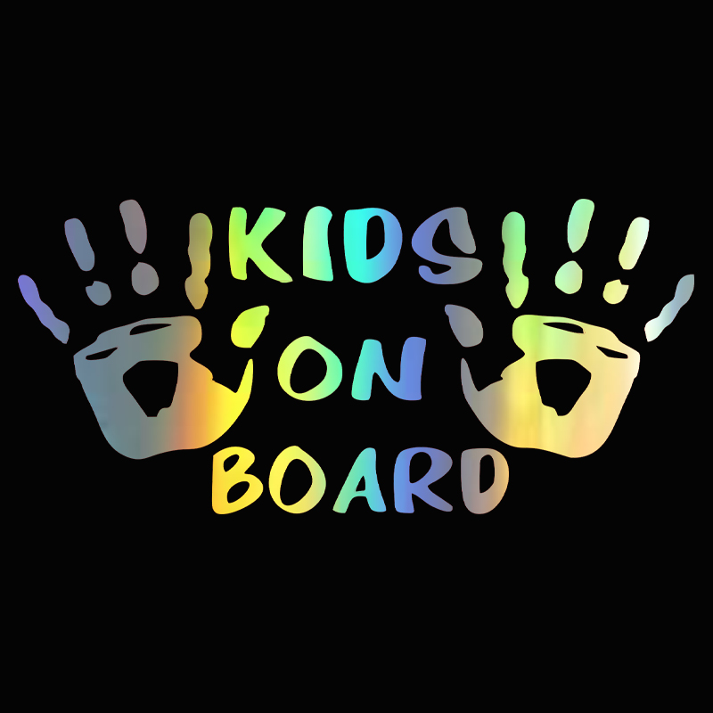3D Car Sticker KIDS ON BOARD C – обзор и цена Table Tennis Zone