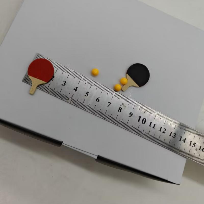 1Set Dollhouse Miniature Ping  – обзор и цена Table Tennis For Sale