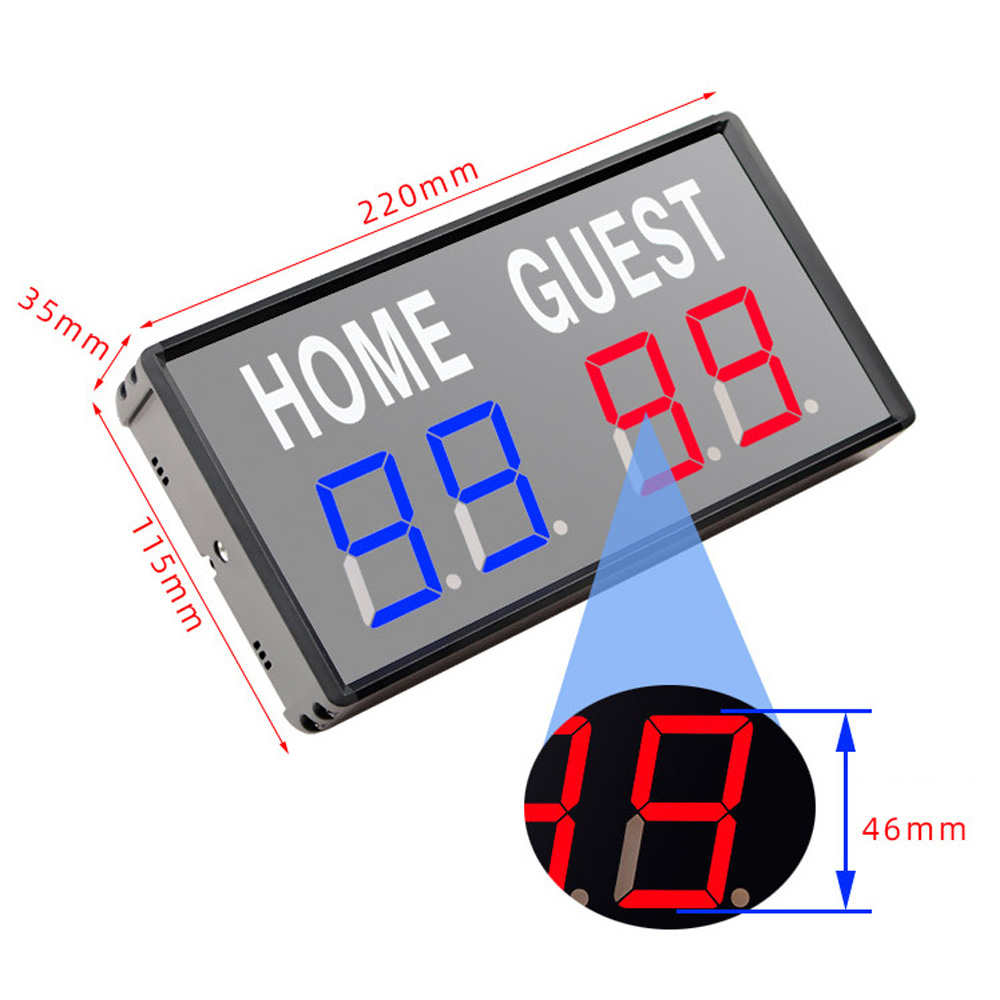 4-Digit LED Electronic Score K – обзор и цена Table Tennis Flash