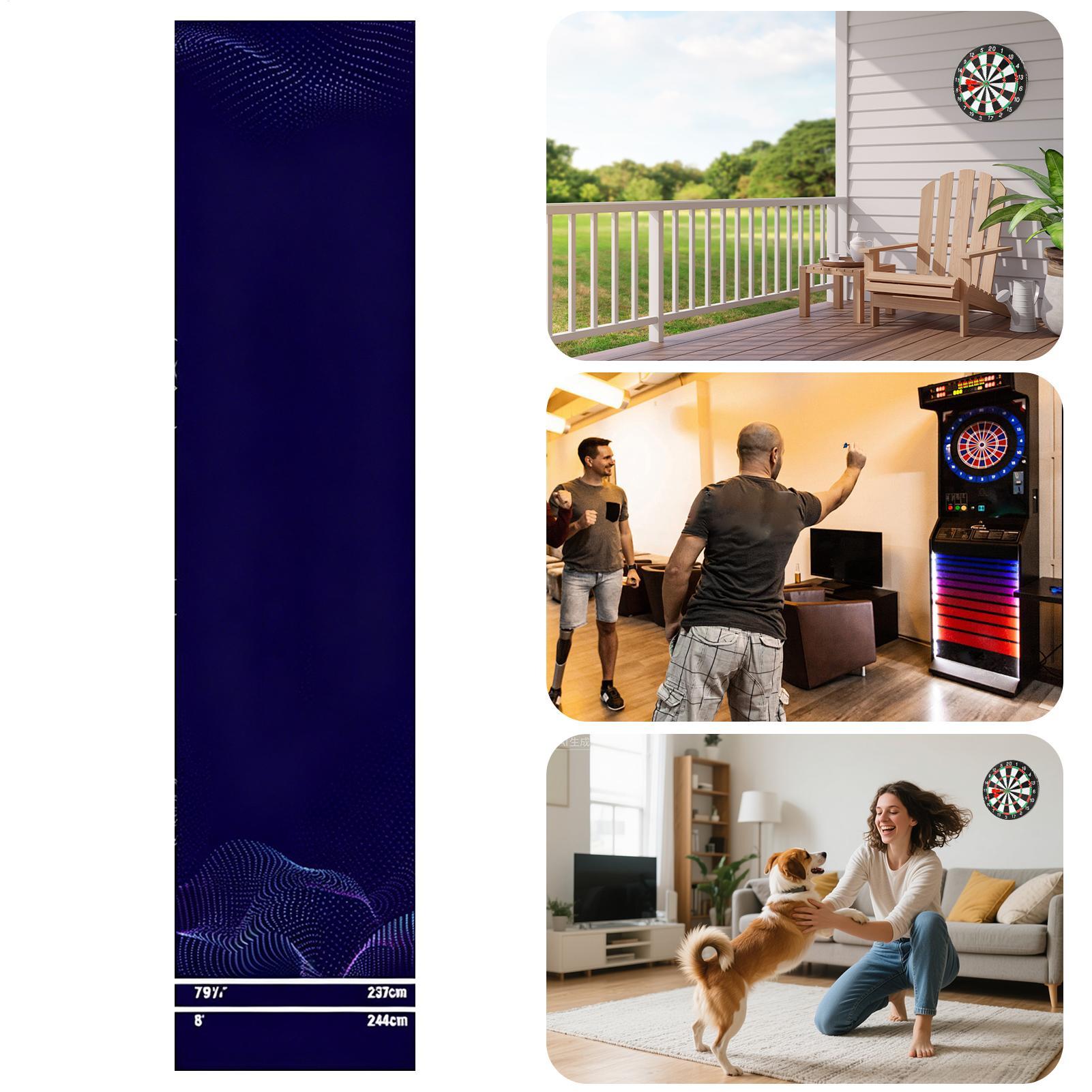 Dart Rug Portable Non-Slip Cry – обзор и цена Throw Distance Board