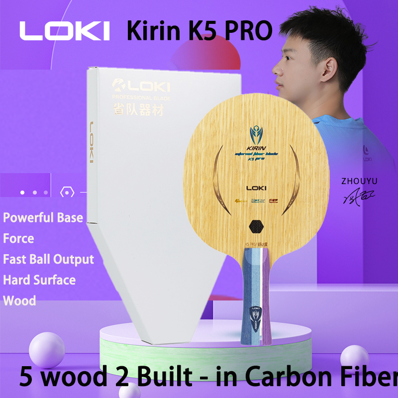 LOKI Kirin K5 PRO 5 Wood 2 Inb – обзор и цена Table Tennis Viscaria