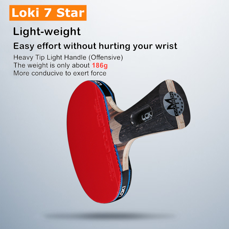 Loki 7 Star Table Tennis Racke – обзор и цена Table Tennis Xiom Rubber