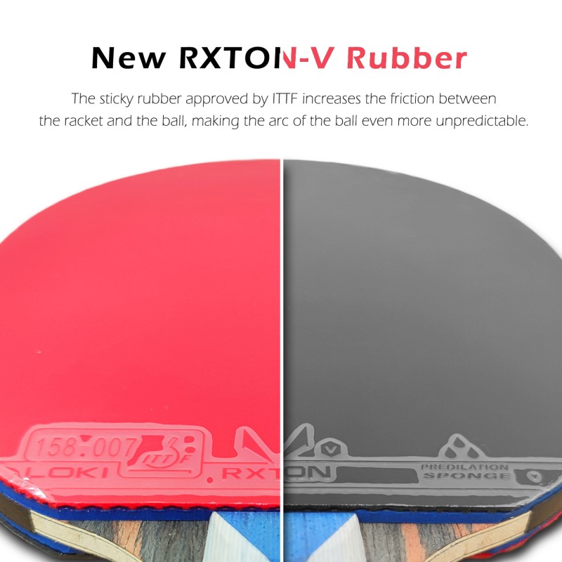 Loki 7 Star Table Tennis Racke – обзор и цена Table Tennis Xiom Rubber