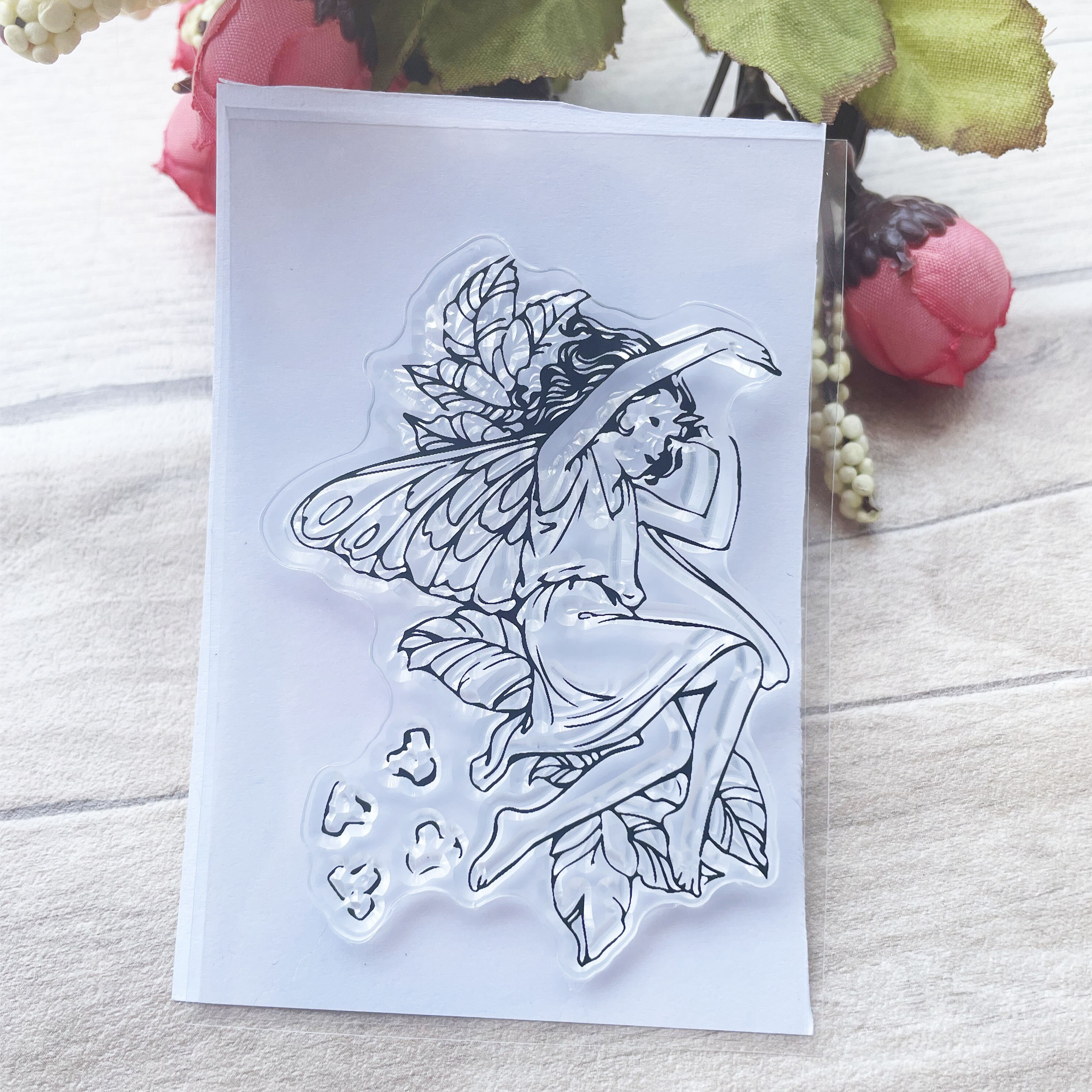 9*6cm Fairy Butterfly Clear St – обзор и цена Butterfly Rubber Sheet