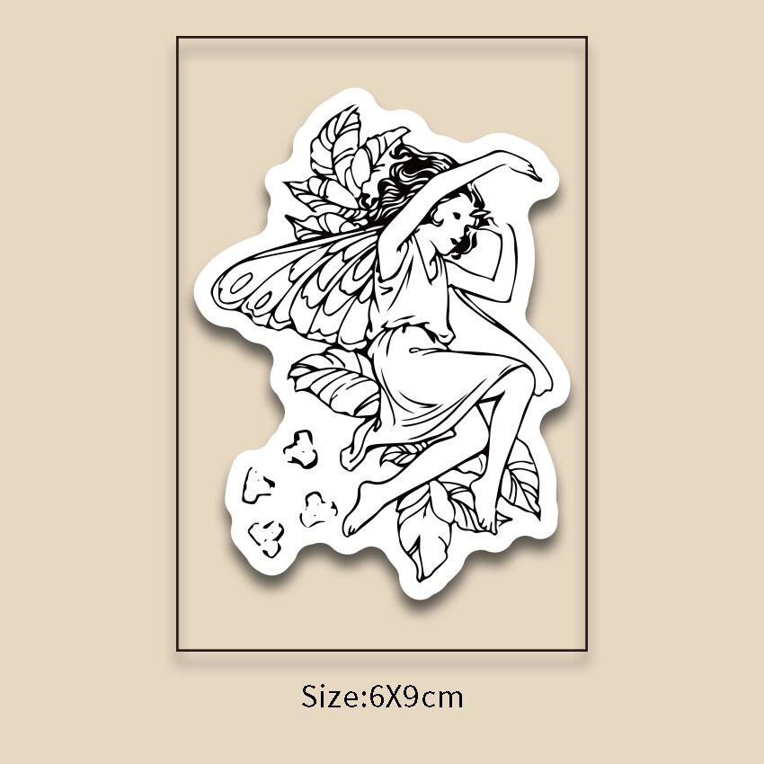 9*6cm Fairy Butterfly Clear St – обзор и цена Butterfly Rubber Sheet