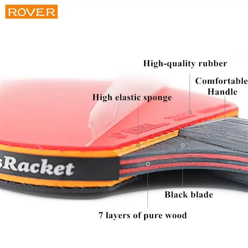 5/6 Star Table Tennis Racket 2 – обзор и цена Table Tennis Match