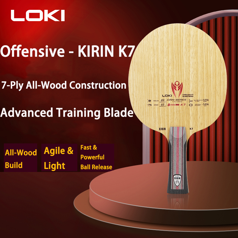 LOKI 7Ply Pure Wood Ping Pong  – обзор и цена Table Tennis Racket