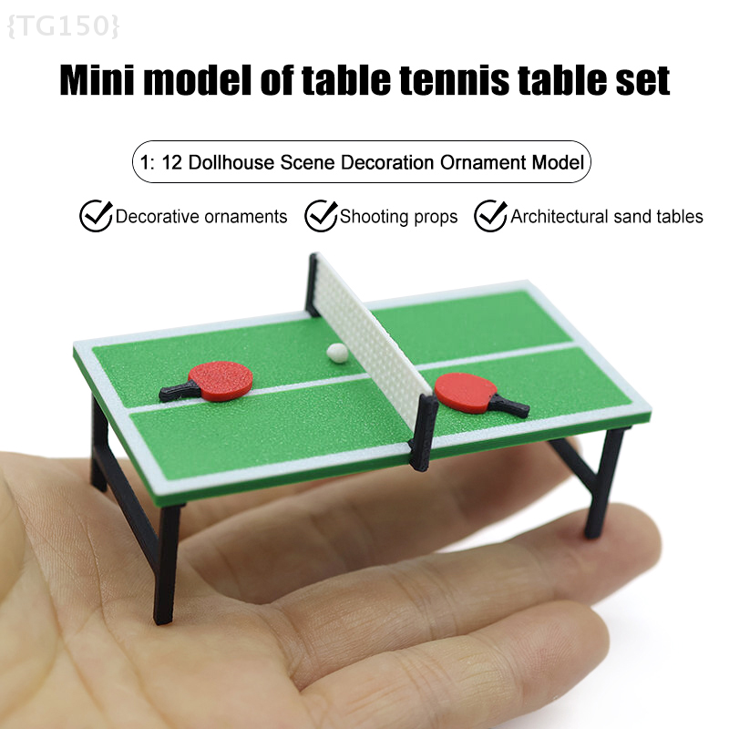 1:12 Scale Dollhouse Miniature – обзор и цена Table Tennis No 1