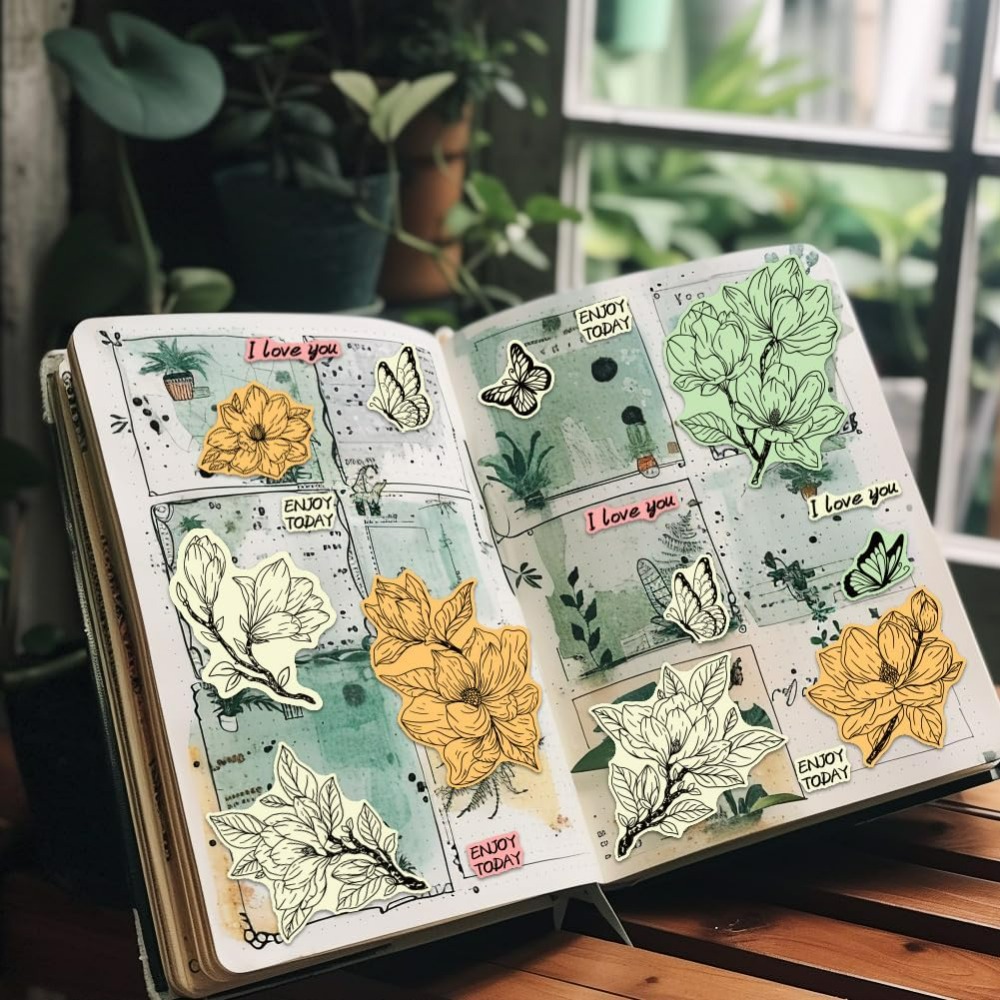 Magnolia Flower Clear Stamp Fl – обзор и цена Butterfly Rubber Sheet