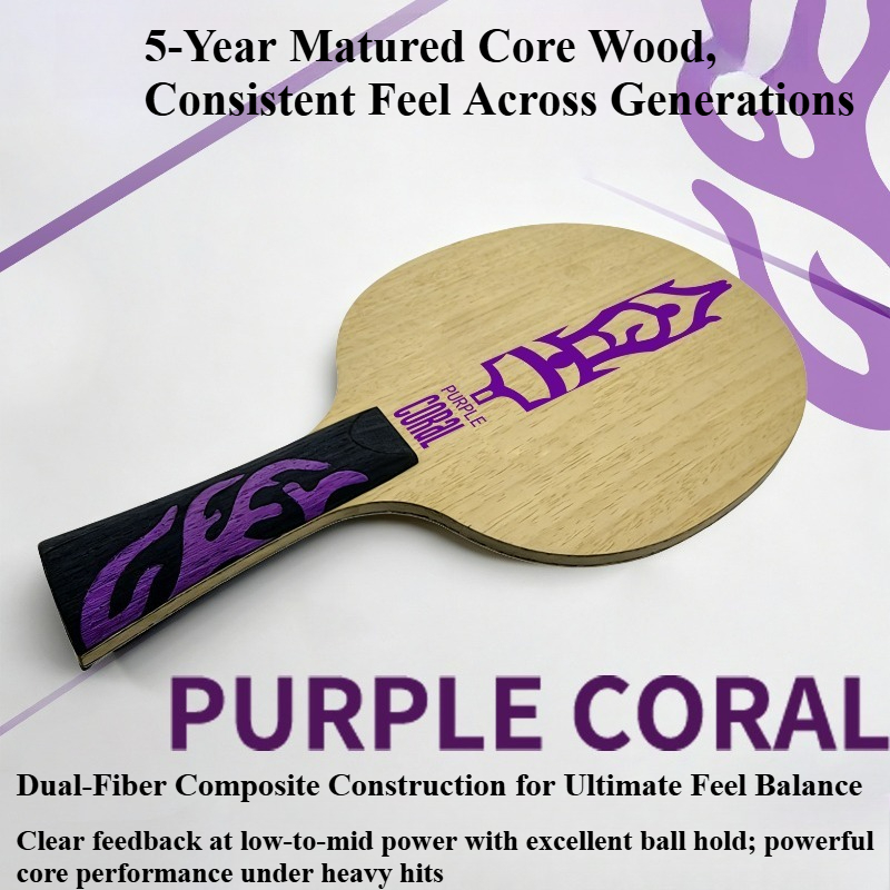 Meteor Purple Coral Table Tenn – обзор и цена Table Tennis Racket