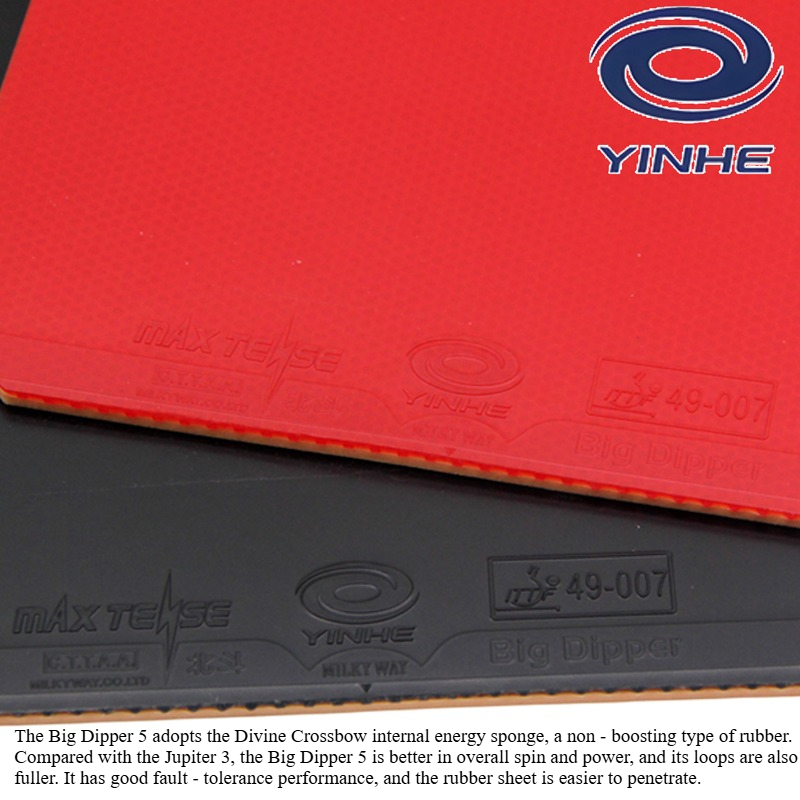 YINHE BIG DIPPER V Table Tenni – обзор и цена Table Tennis Equipment