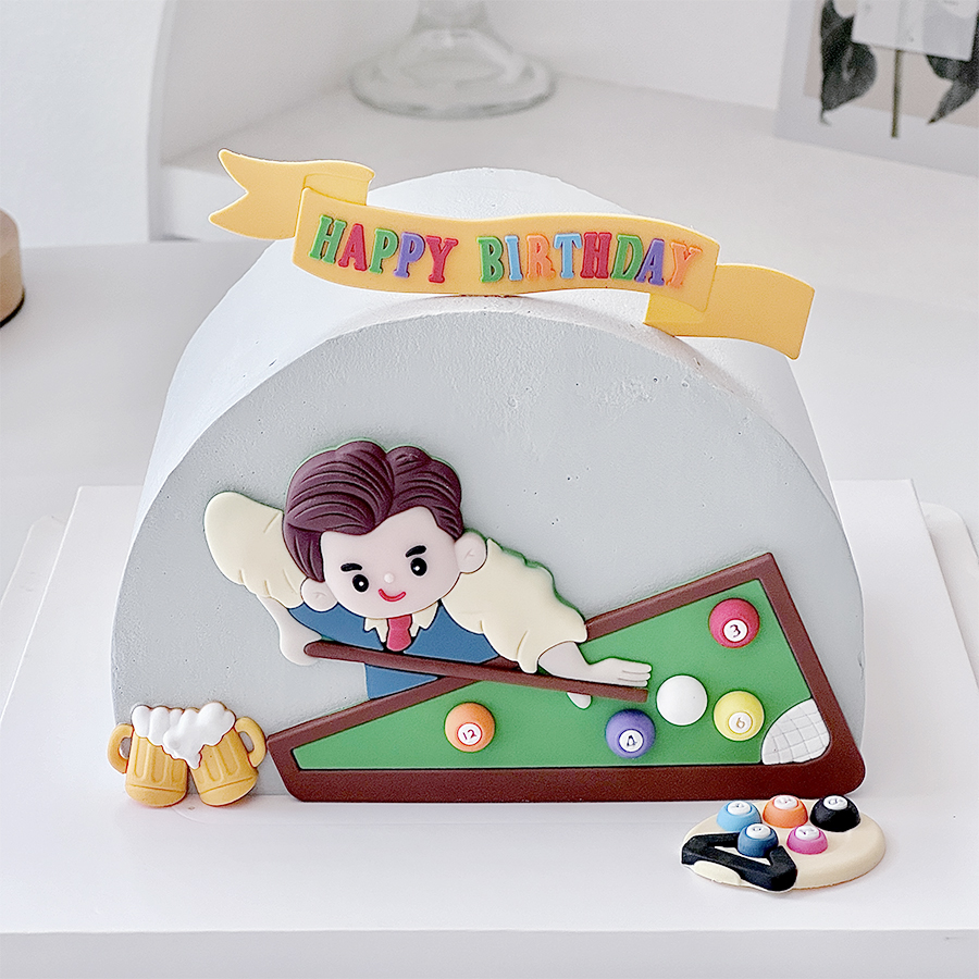Billiard Cake Birthday Decorat – обзор и цена Table Tennis Game