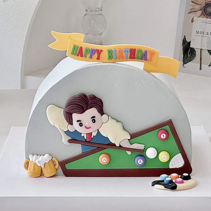 Billiard Cake Birthday Decorat – обзор и цена Table Tennis Game