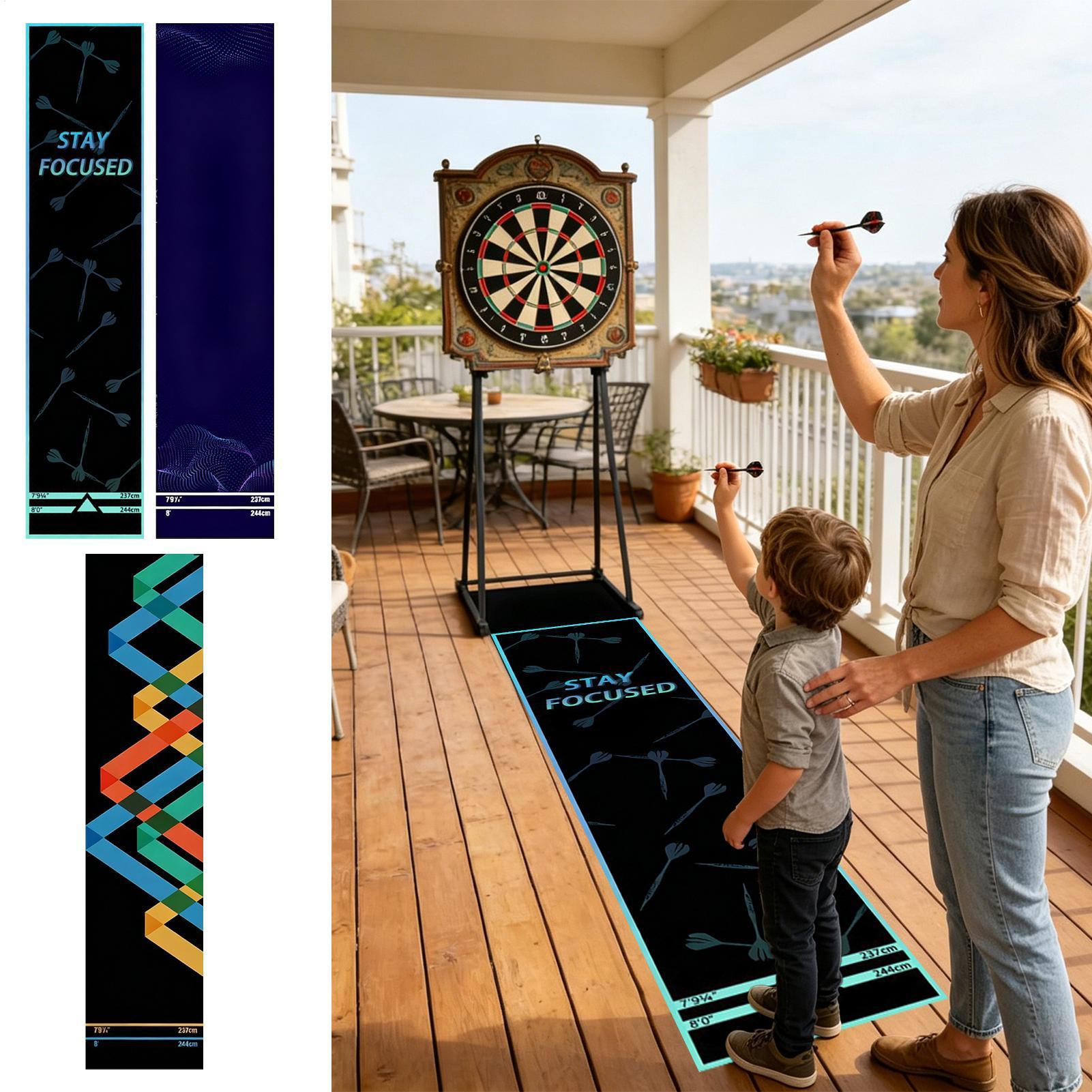 Dart Board Mat Portable Non-Sl – обзор и цена Throw Distance Board