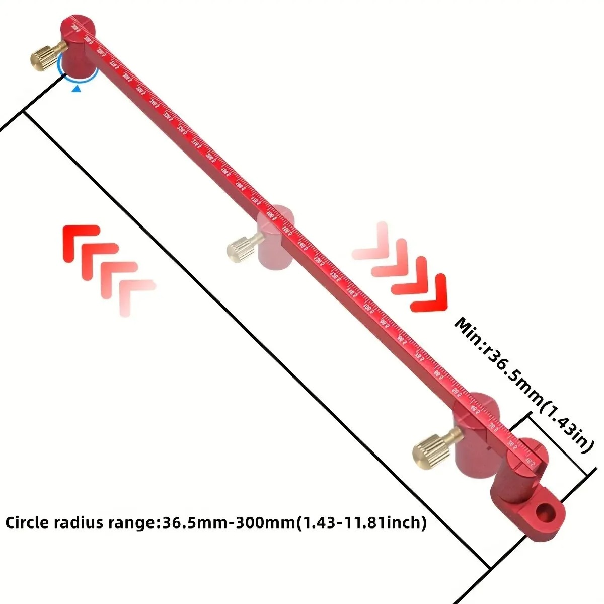 300mm Adjustable Drawing Circl – обзор и цена Table Tennis Zone