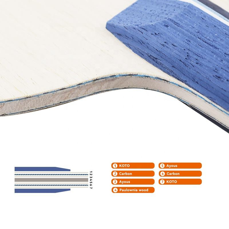 1PCS Blue Carbon Fiber Table T – обзор и цена Table Tennis Racket