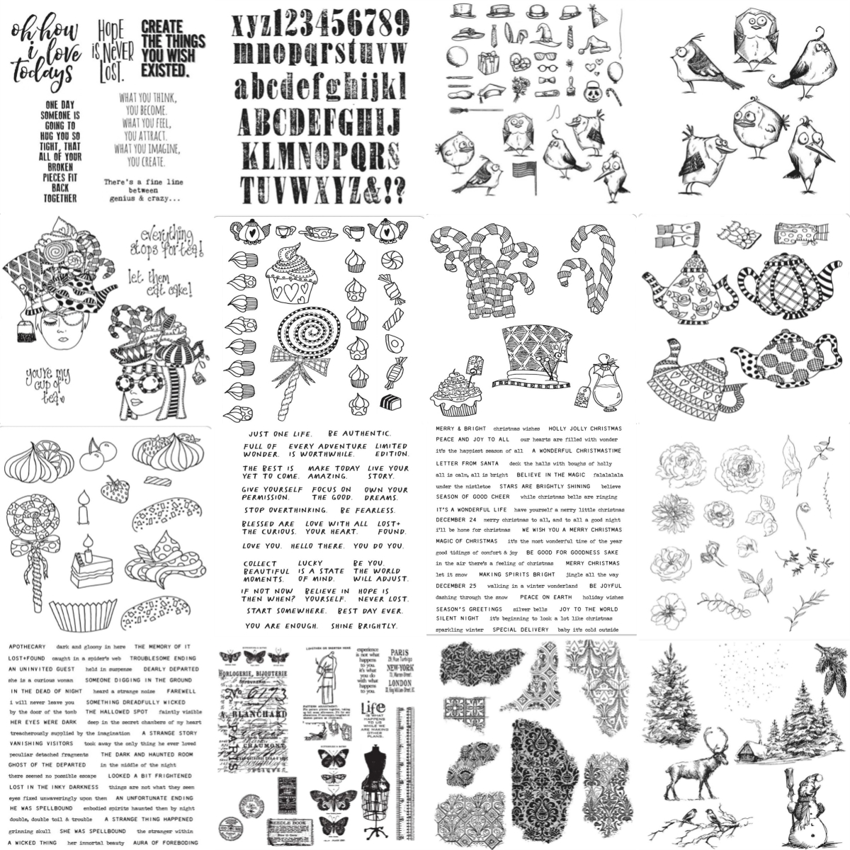 Butterfly and Elk Stamps for S – обзор и цена Butterfly Rubber Sheet